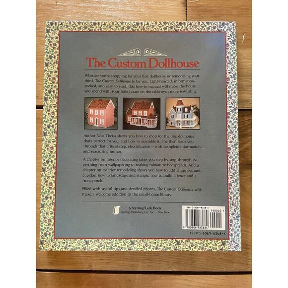 VTG The Custom Dollhouse book. Choosing, Decor, Remodeling. Nola Theiss. H/C - Picture 2 of 6